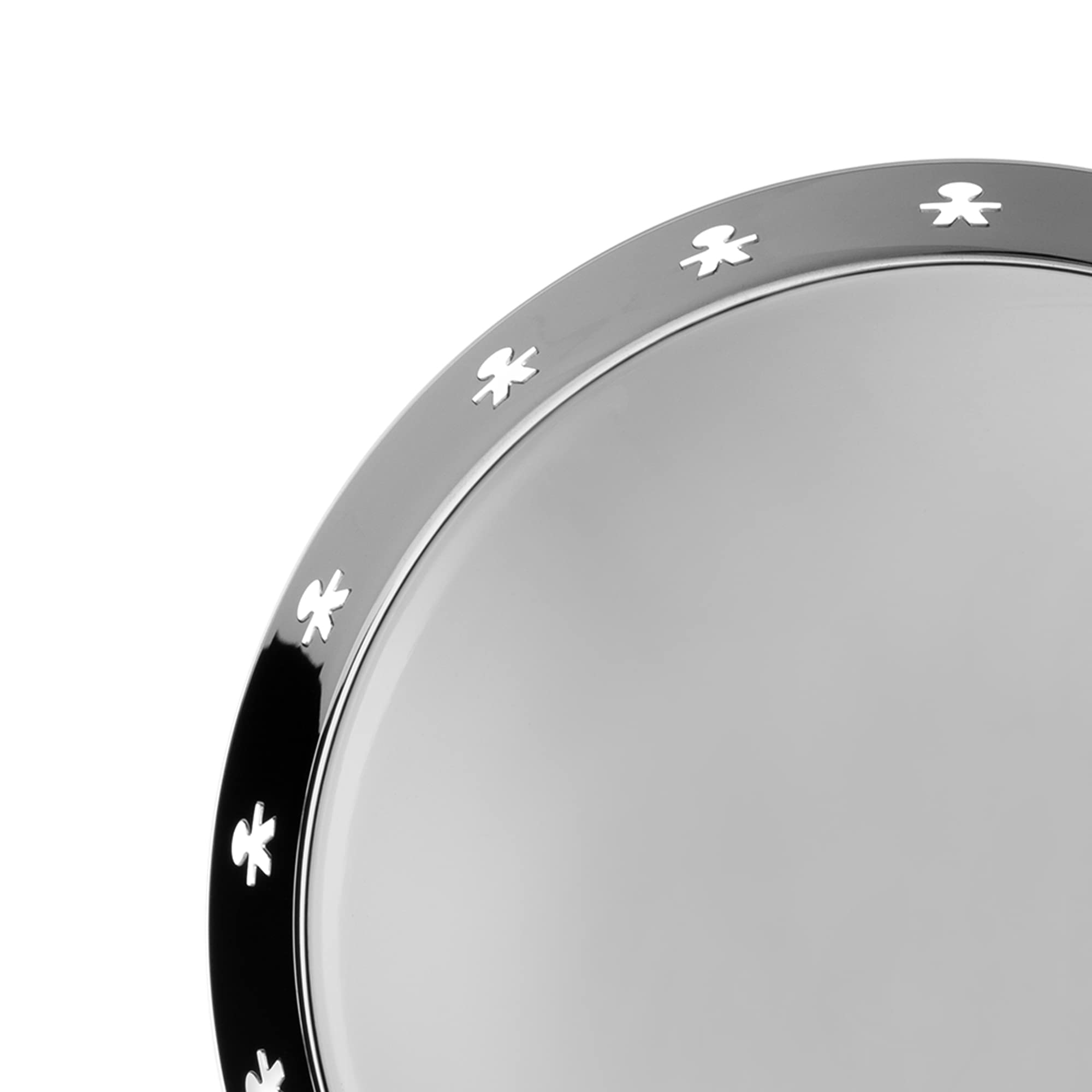Alessi Mini Girotondo AKK78 Vassoio Rotondo Acciaio Ø21cm