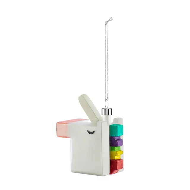 Alessi Cubicorno GJ02 11 Decorazione Natale Unicorno Vetro