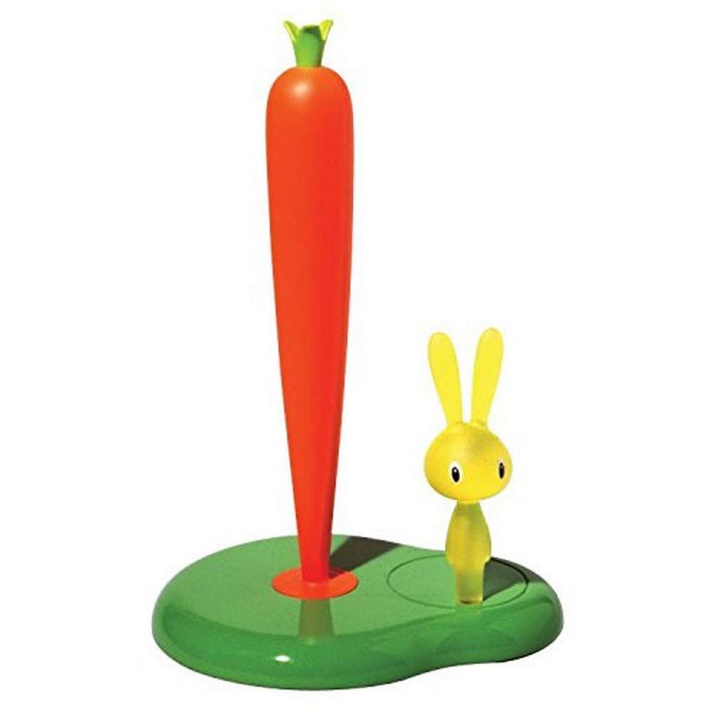 Alessi Bunny & Carrot ASG42 GR portarotolo cucina verde