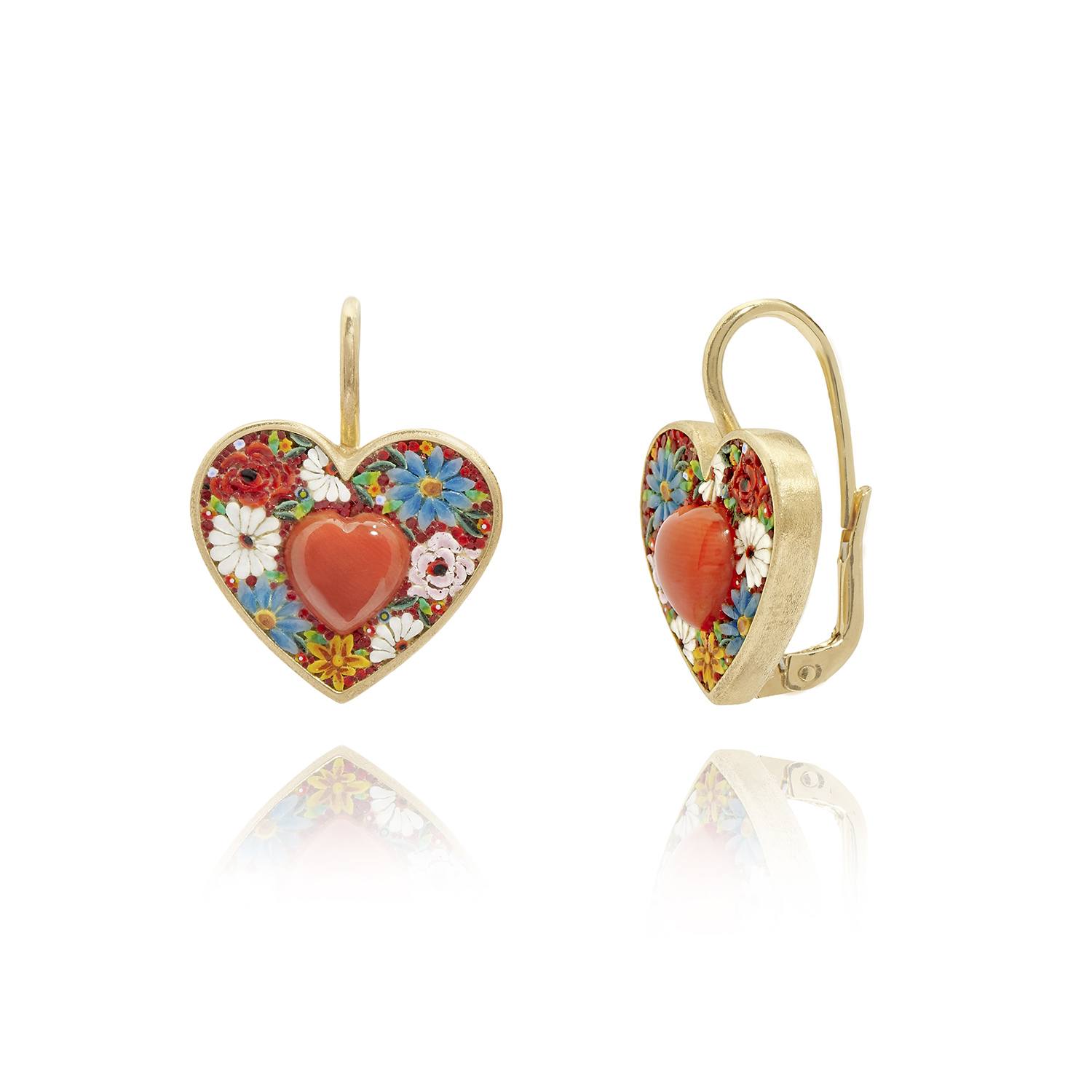 Le Sibille Orecchini Frida Heart orecchini oro