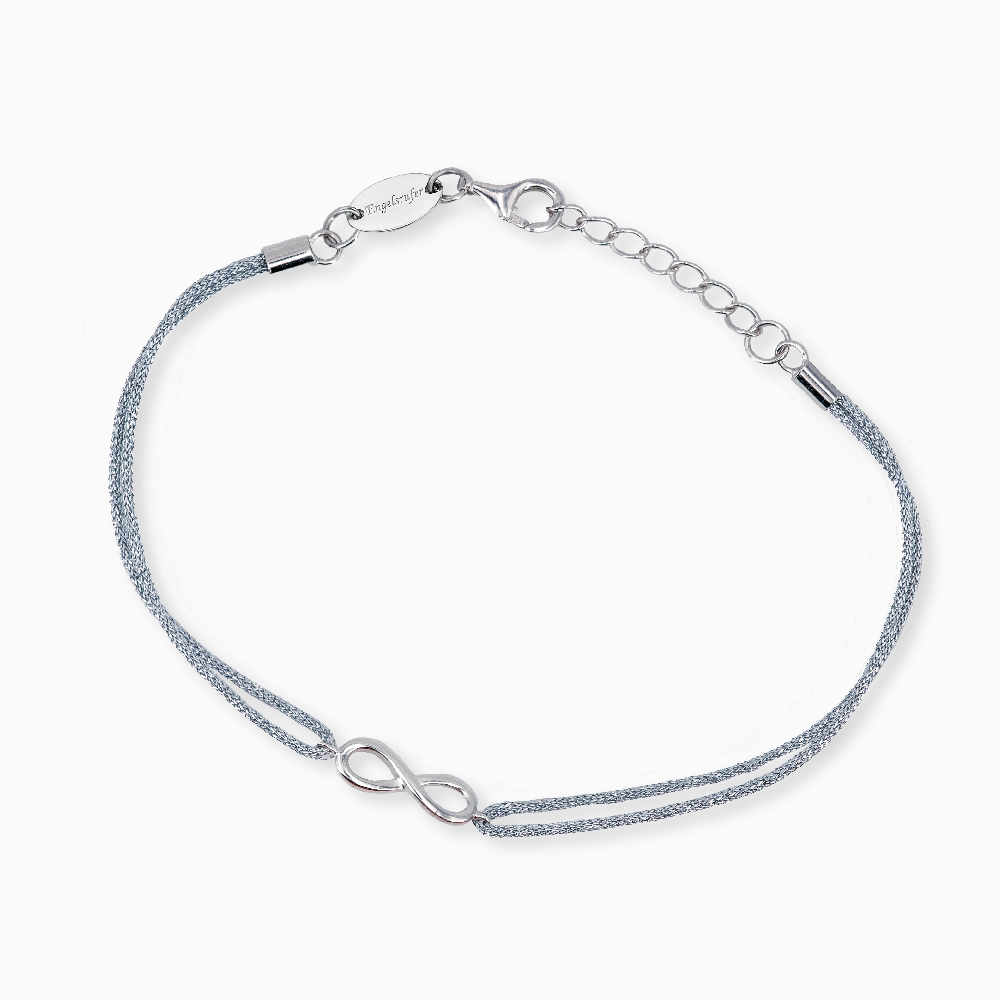 Engelsrufer Bracciale Nylon Argento 925 Infinity