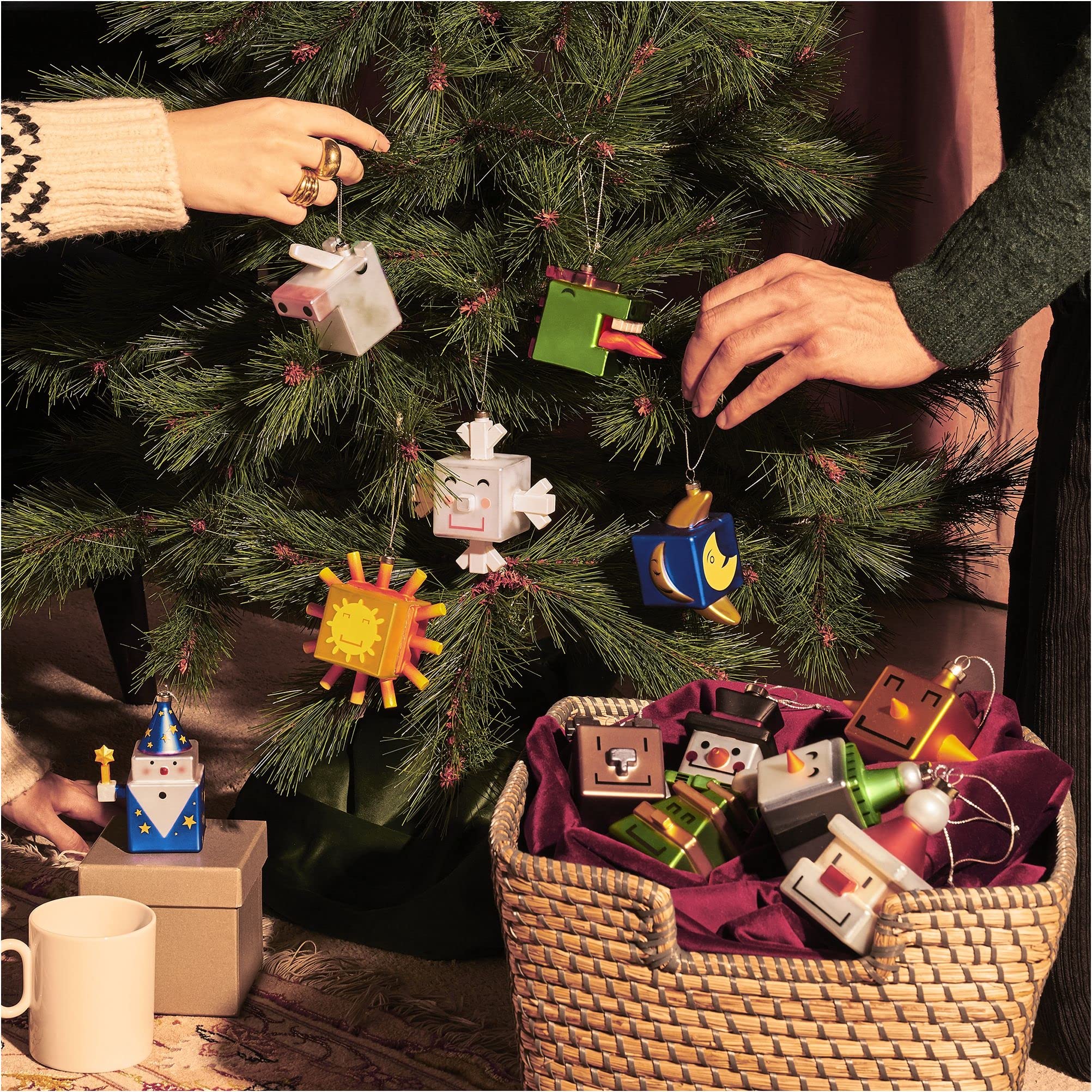 Alessi Snowray GJ02 9 Pallina Natale Vetro Fiocco Neve