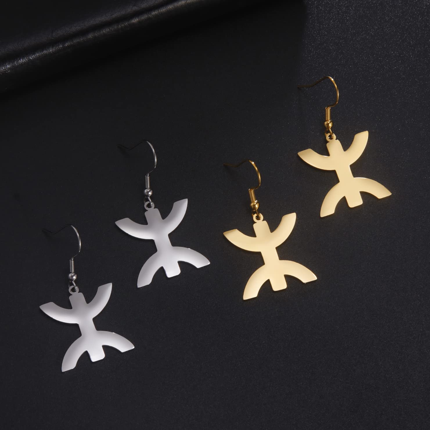 EUEAVAN Earrings orecchini etnici oro simbolo berbero