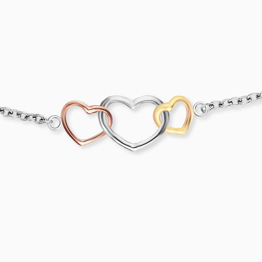 Engelsrufer With Love Bracciale Argento 3 Cuori
