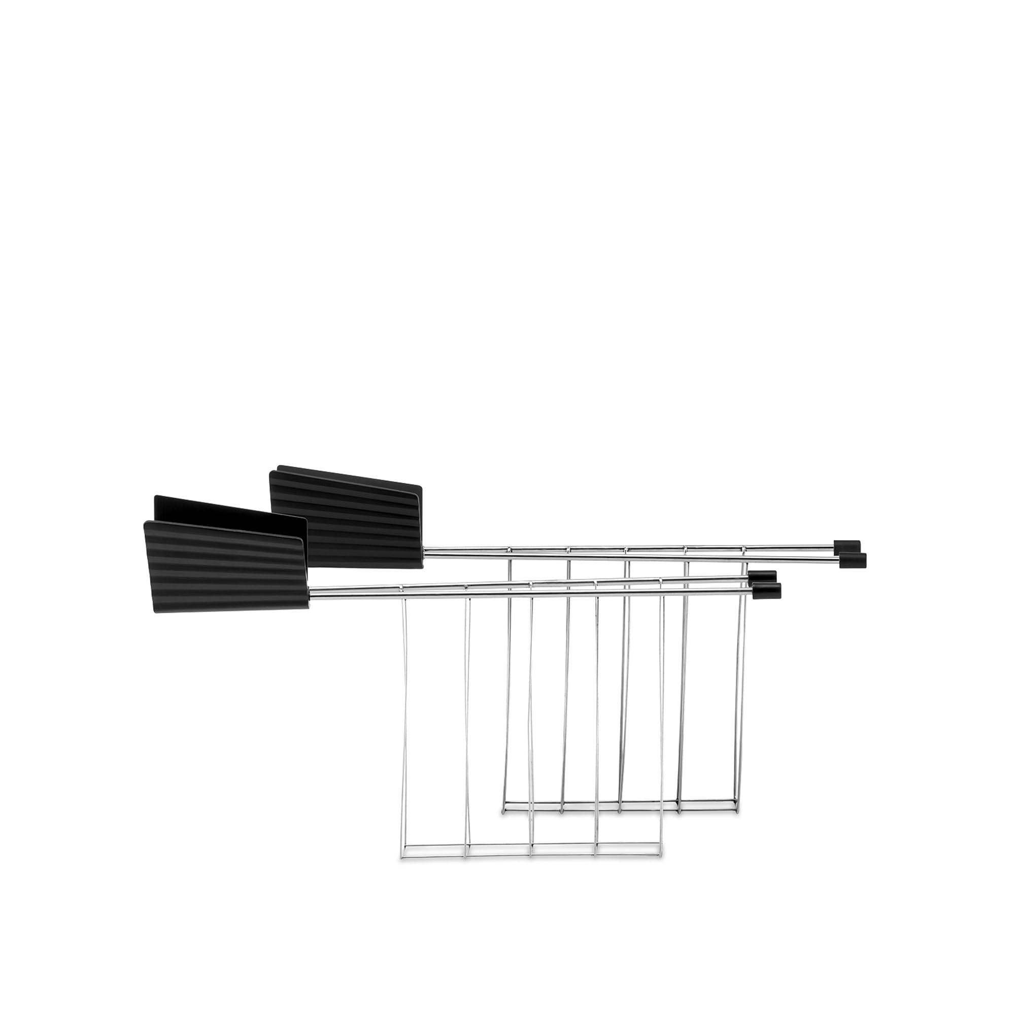 Alessi Plissé MDL08RA G Pinze Tostapane Grigio 2 Pezzi