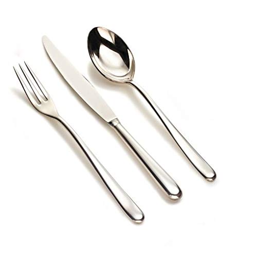Alessi Caccia LCD01/5 Forchetta da Frutta Acciaio Set 6 Pezzi
