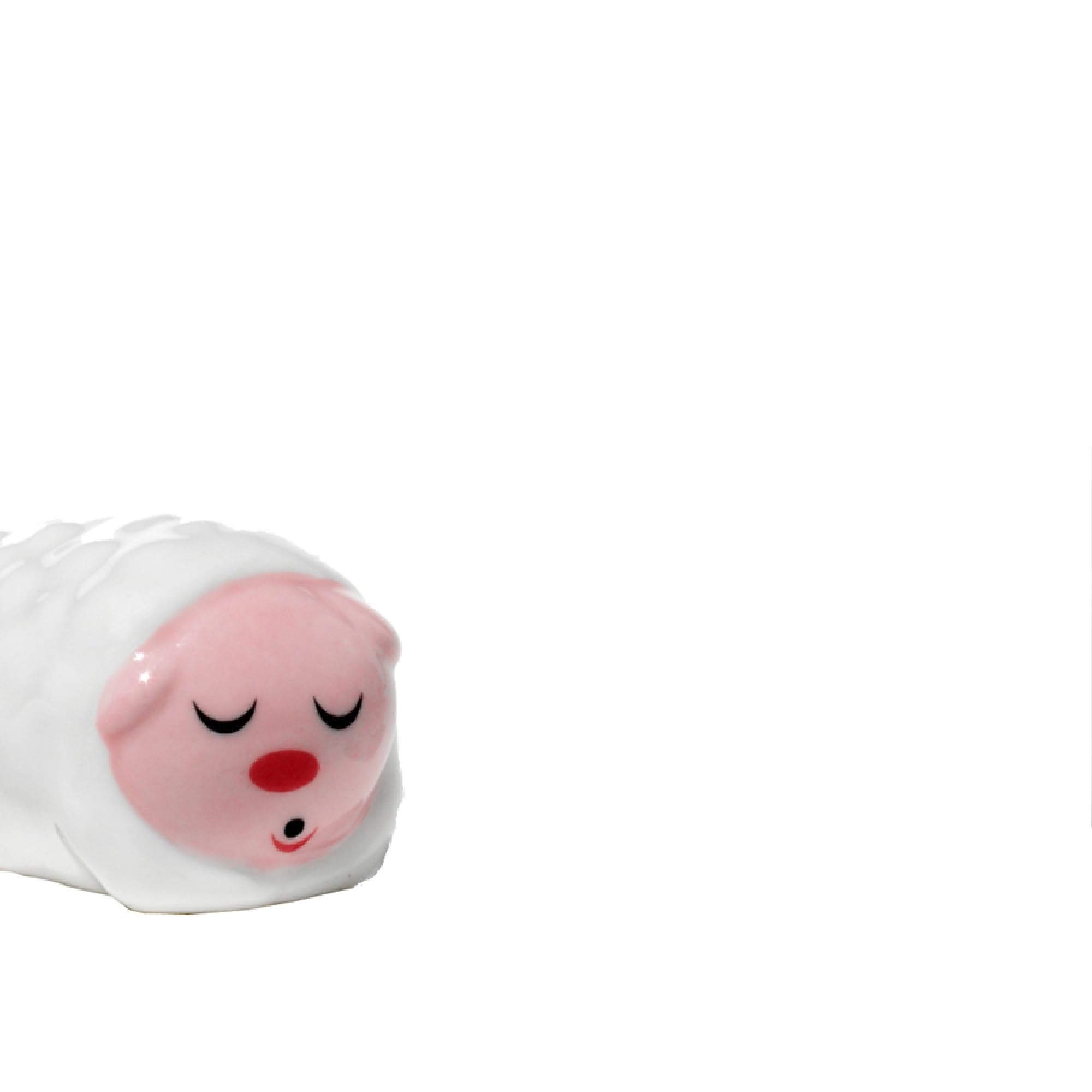 Alessi Tiny Sheep AMGI10SET3 Statuine Porcellana 2 Pezzi