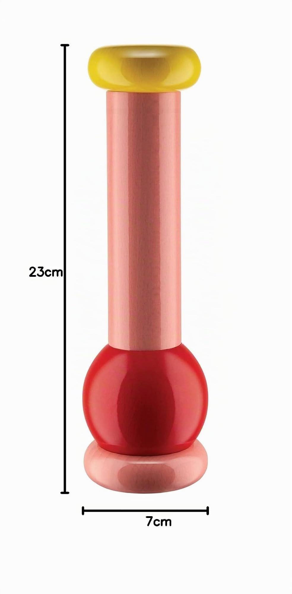 Alessi Totem MP0210 macinasale pepe legno 23 cm