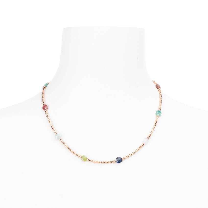 Chic Ad Hoc Collane girocollo pietre dure multicolor