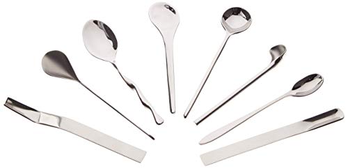 Alessi MSPOONSET Set 8 Cucchiaini Caffè Acciaio 18/10