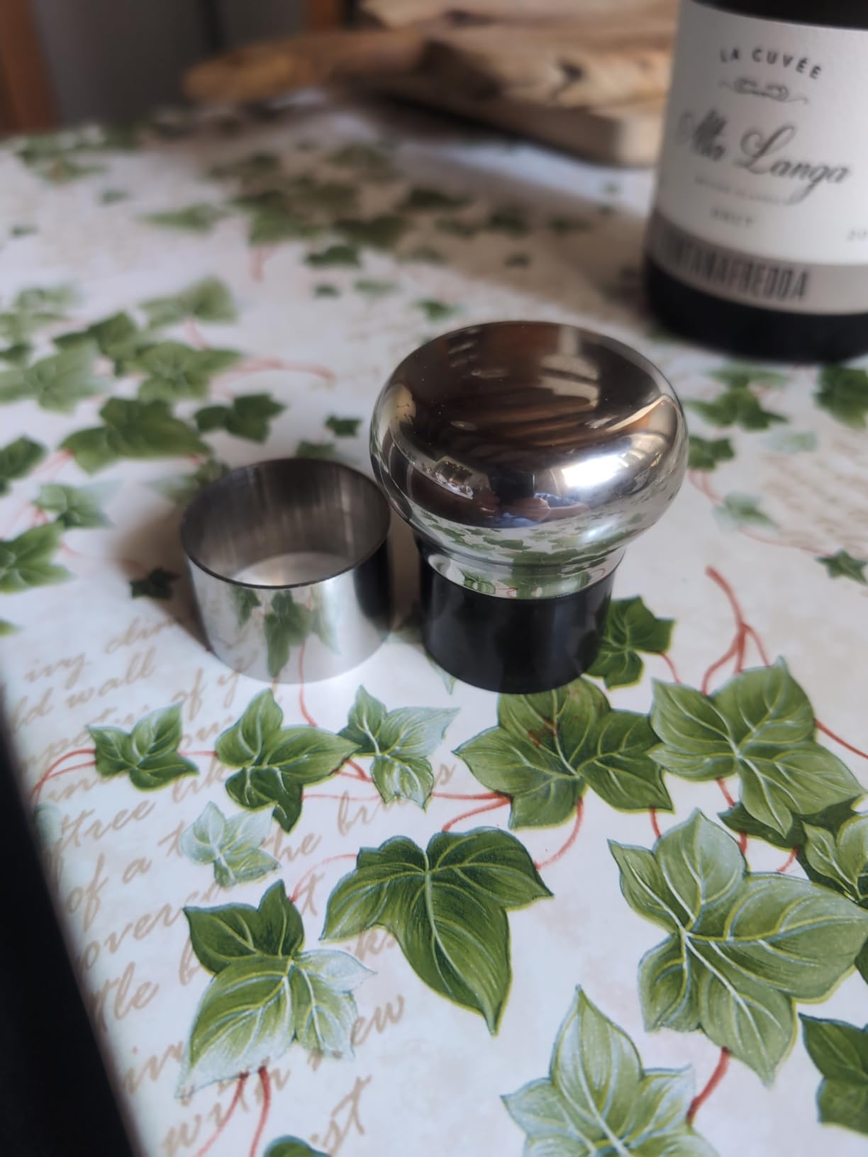 Alessi Noè GIA12 tappo vino champagne acciaio