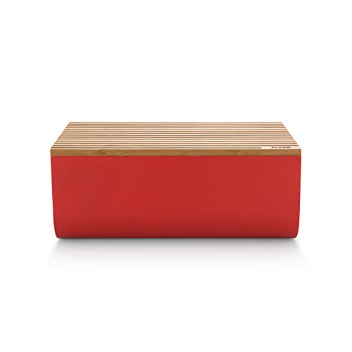 ALESSI DOMENICO Mattina BG03 R Cassetta pane rosso bambù
