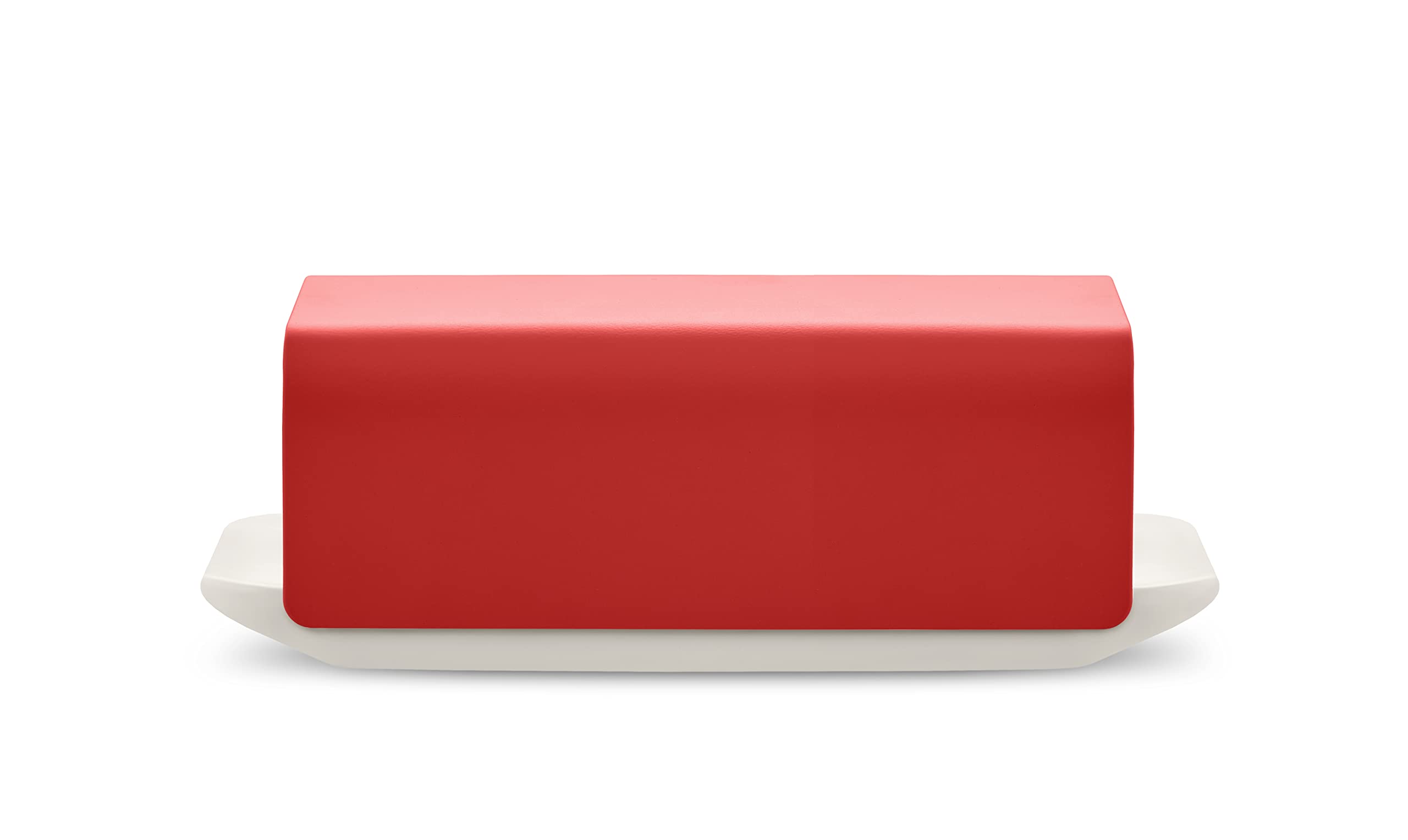 Alessi Mattina BG04 R burriera porcellana rossa