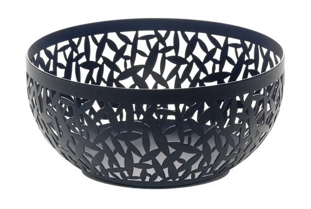 Alessi Cactus MSA04/21 B Centrotavola Portafrutta Nero 21 cm