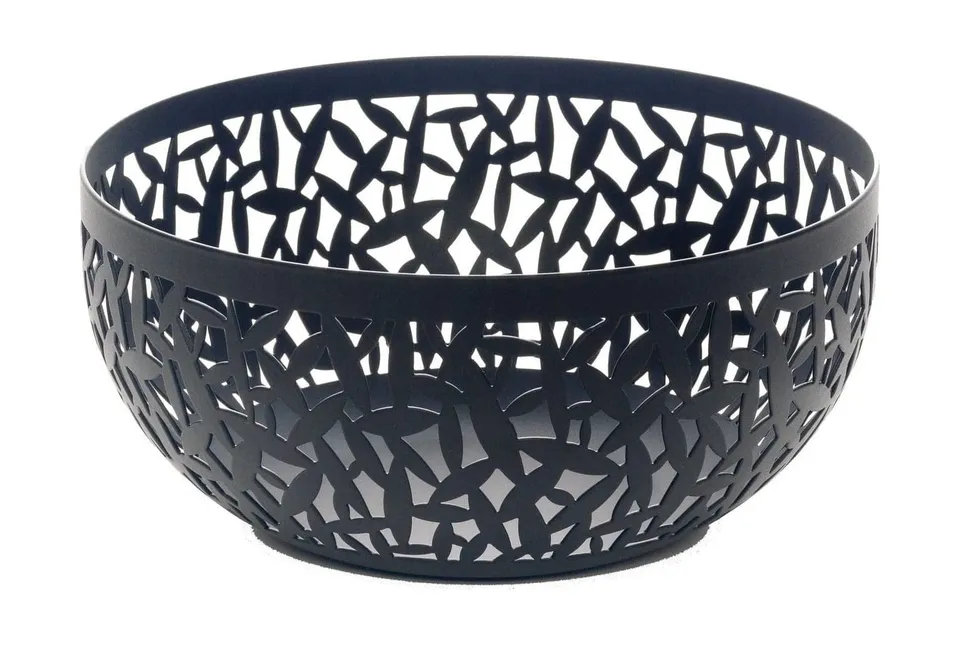 Alessi Cactus MSA04/21 B Centrotavola Portafrutta Nero 21 cm