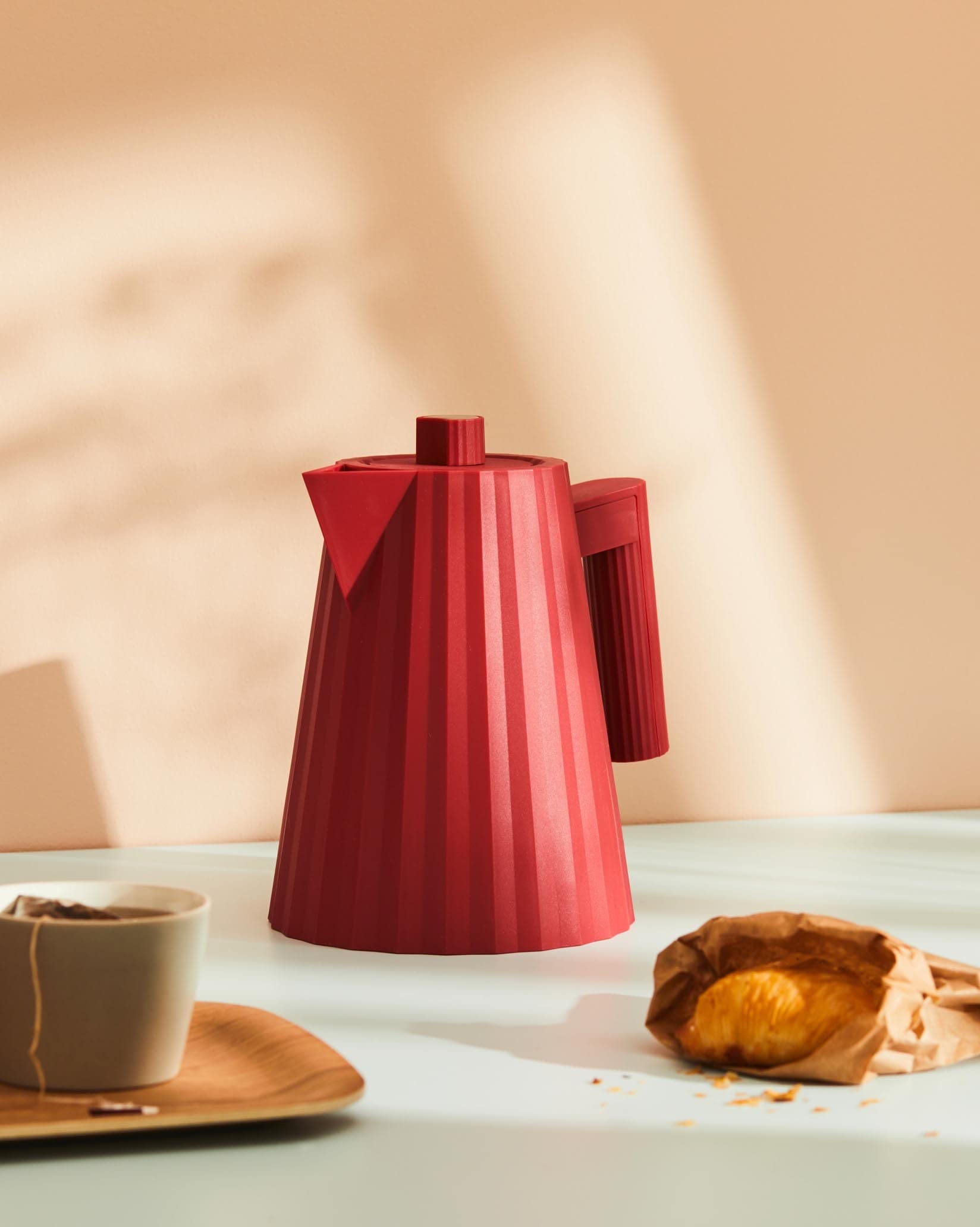Alessi Plissé MDL06/1RUK Bollitore Elettrico Rosso 1 L