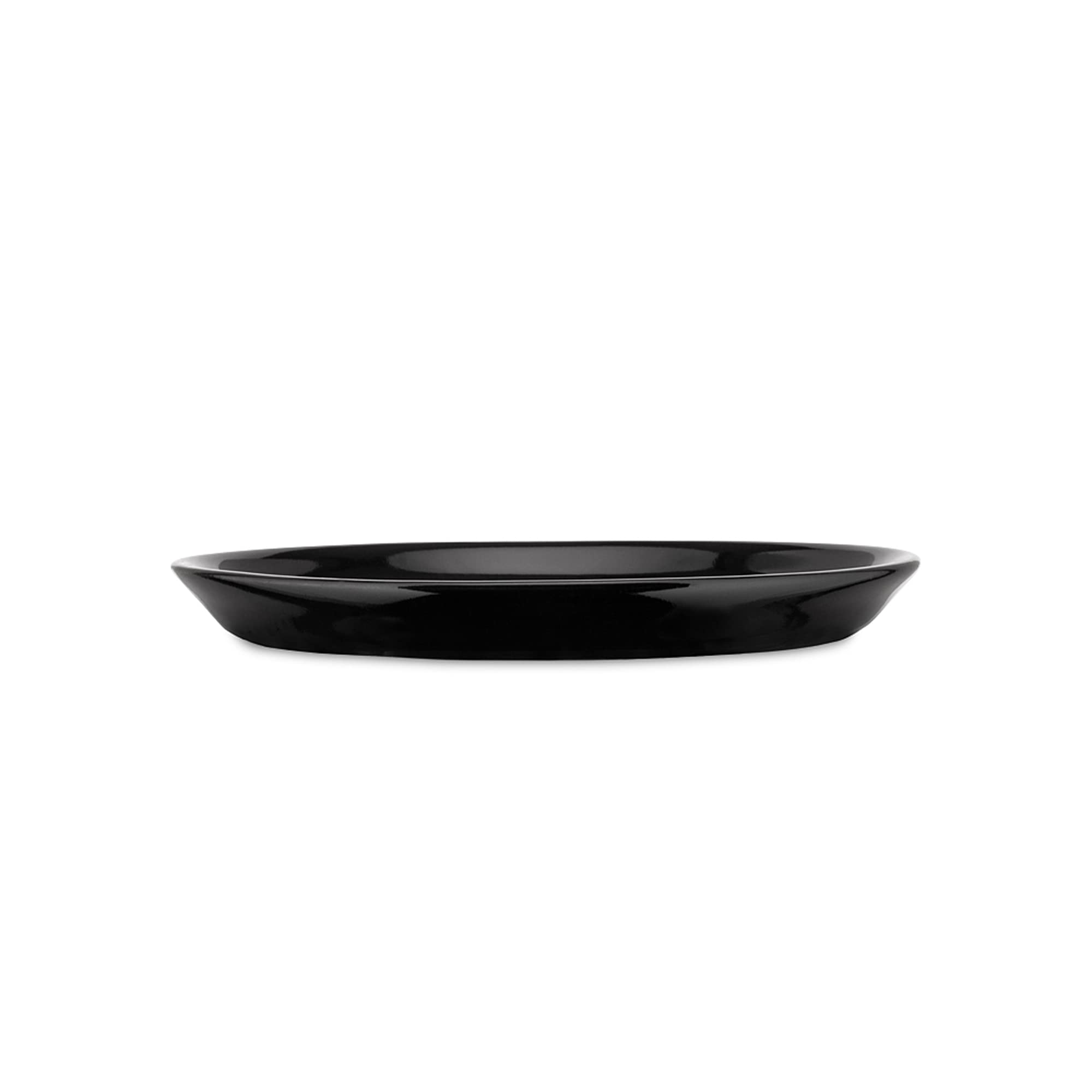 Alessi Tonale DC03/77 B piattini ceramica neri 4 pezzi