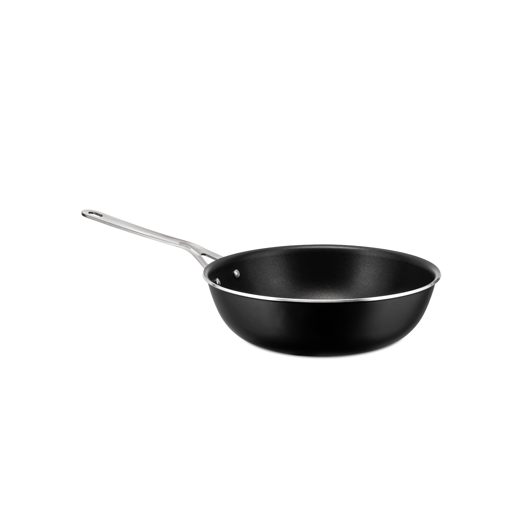 Alessi Pots&Pans Padella Alta 28 cm Nera Induzione