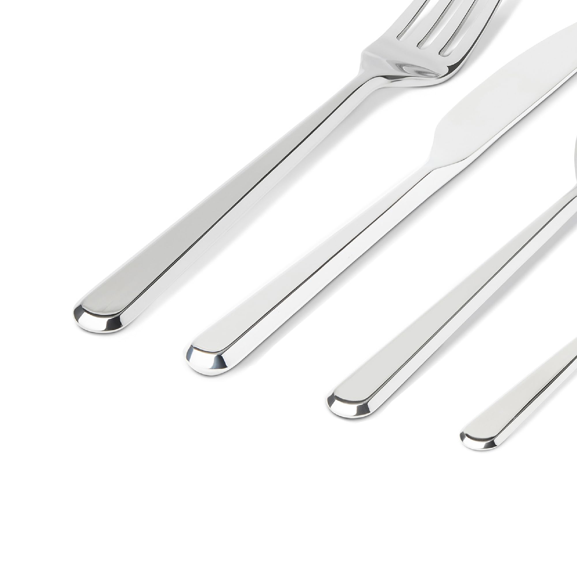 Alessi Amici BG02S24 Servizio Posate 24 Pezzi Acciaio Lucido