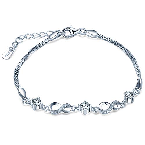 INFINIONLY Fashion Bracelets bracciale argento 925 infinito zircone