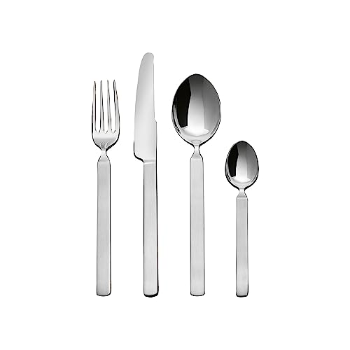 Alessi Tavola Dry 4180S24 Servizio Posate 24 Pezzi Acciaio