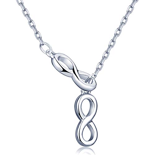 INFINIONLY Fashion collana doppio infinito Y argento 925