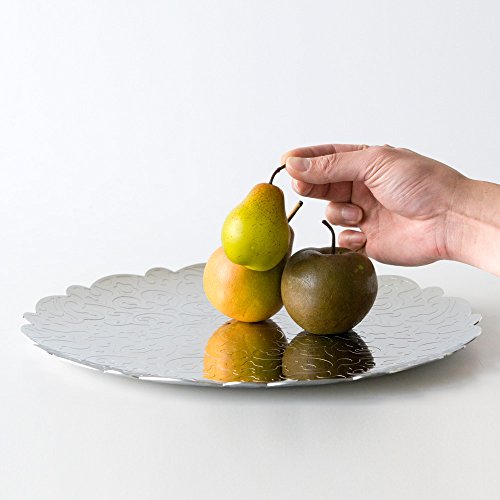Alessi Dressed MW07 vassoio rotondo acciaio 35 cm
