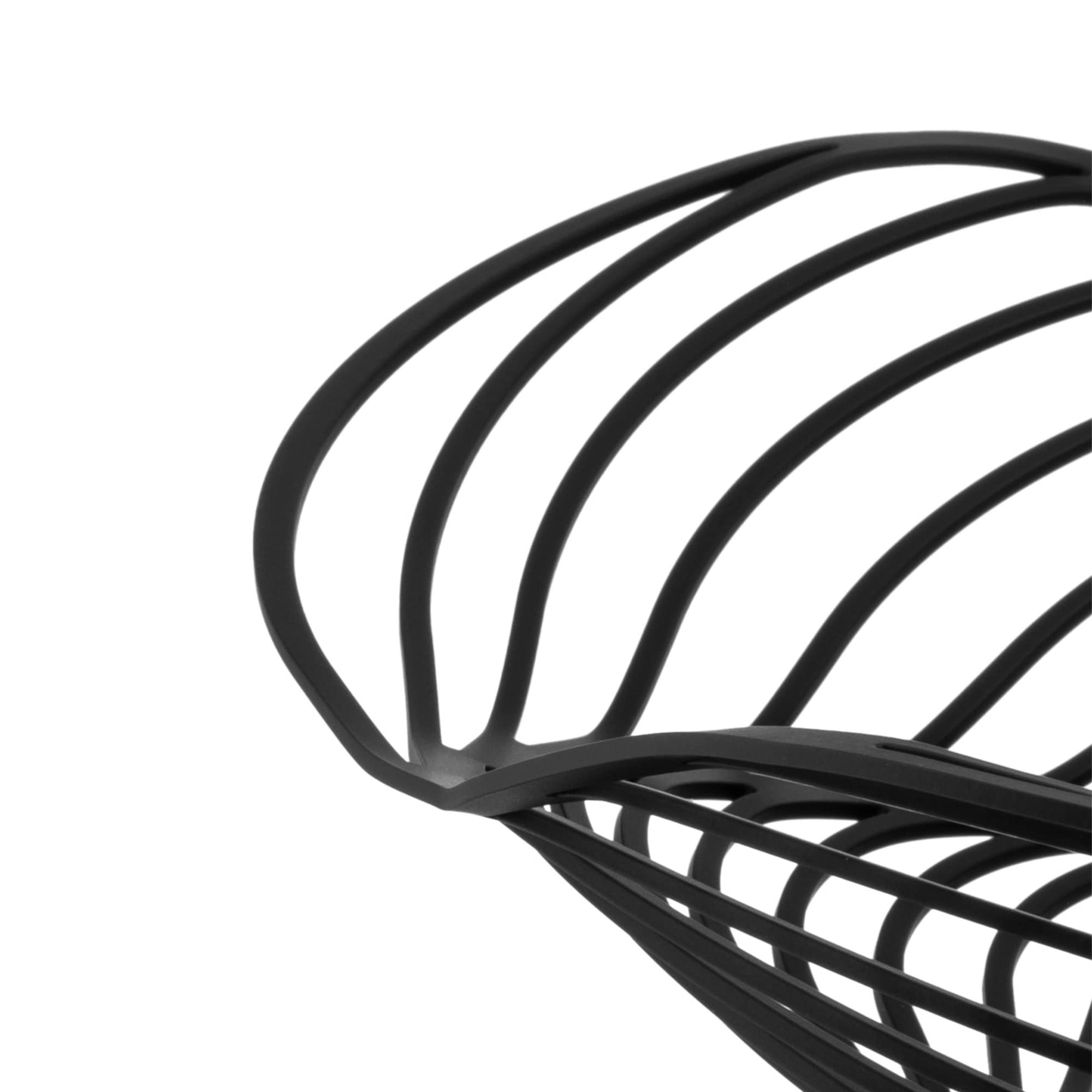 Alessi Trinity ACO02 B fruttiera acciaio nero 26 cm