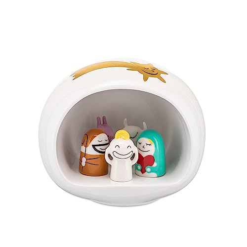 Alessi AMGI10SET presepe porcellana multicolore 10 pezzi grande