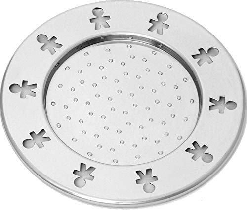 Alessi Girotondo AKK80/13 sottobicchiere acciaio lucido 18/10