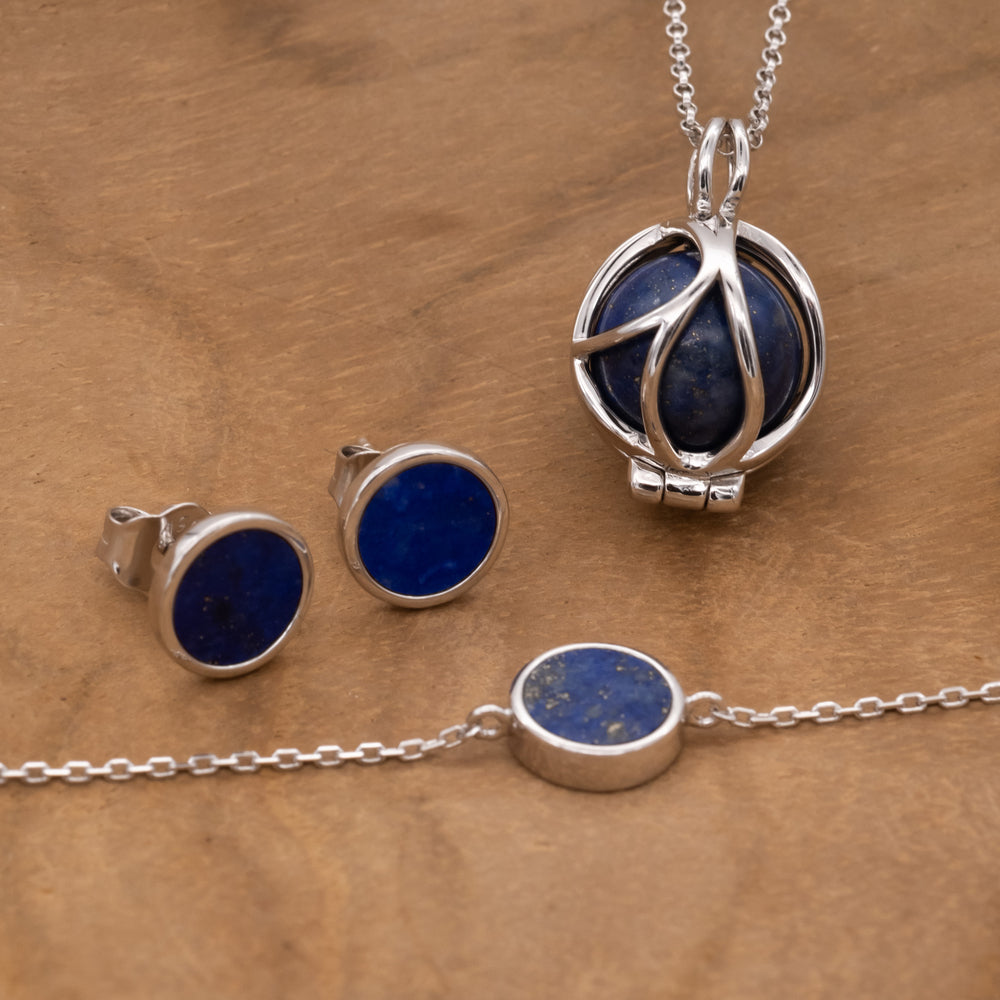 Engelsrufer Powerful Stone orecchini argento lapislazzuli