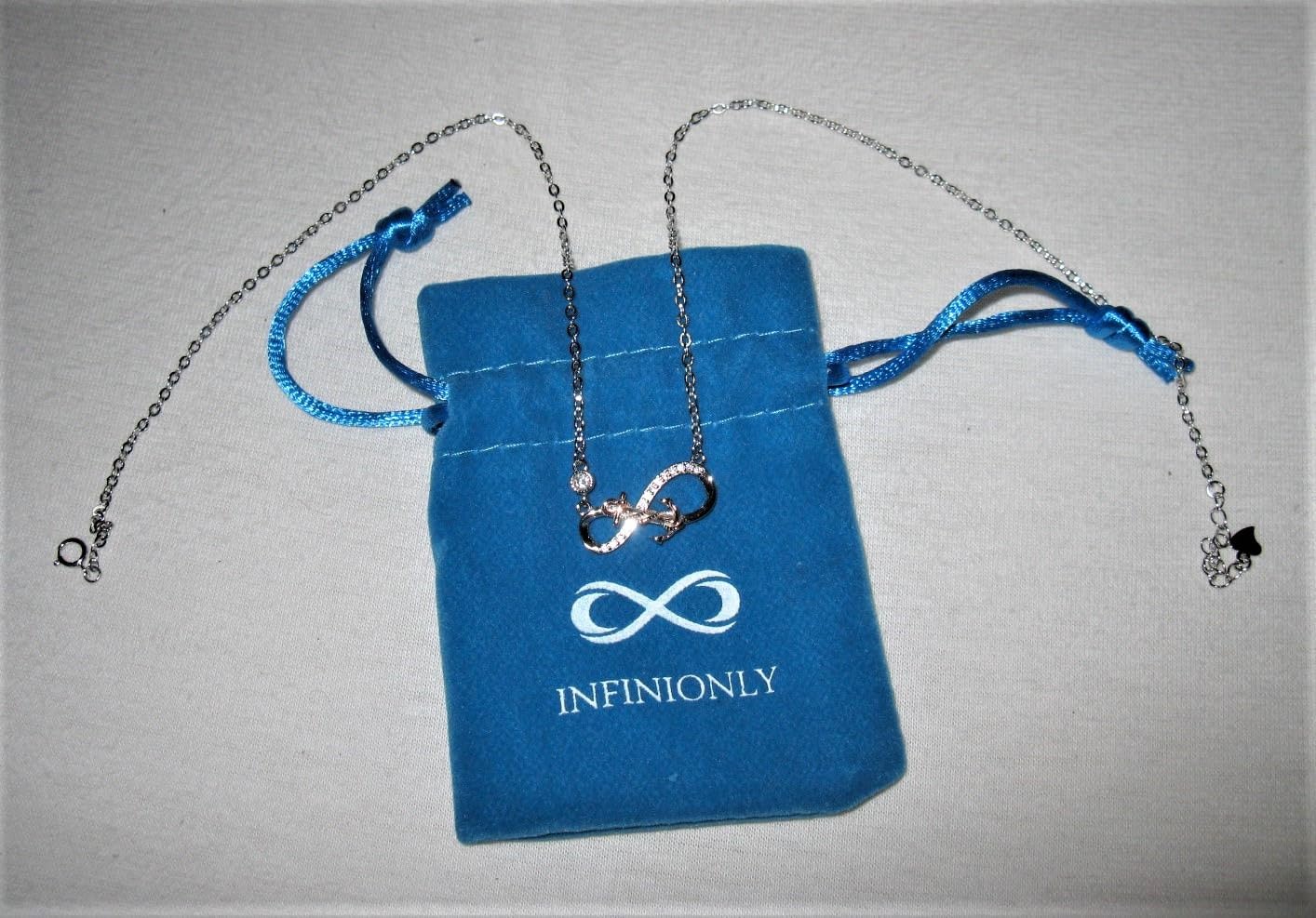 INFINIONLY Fashion Necklaces B-collane collana argento ancora
