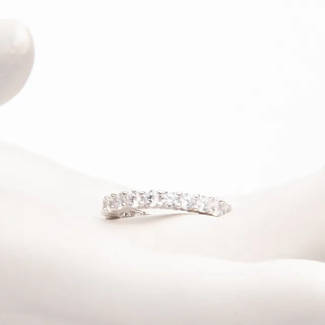Chic Ad Hoc Anelli fedina eternelle argento zirconi