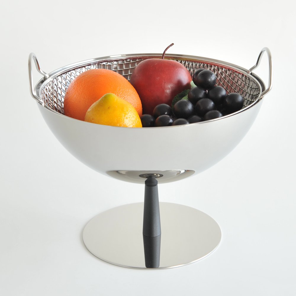 Alessi AC04 B fruttiera scolatoio acciaio 24,9 cm