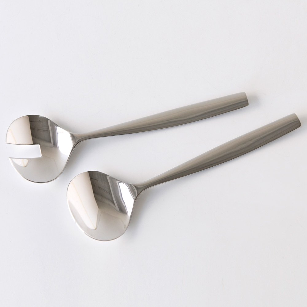 Alessi Dressed Posate Insalata Acciaio 2 Pezzi 28 cm