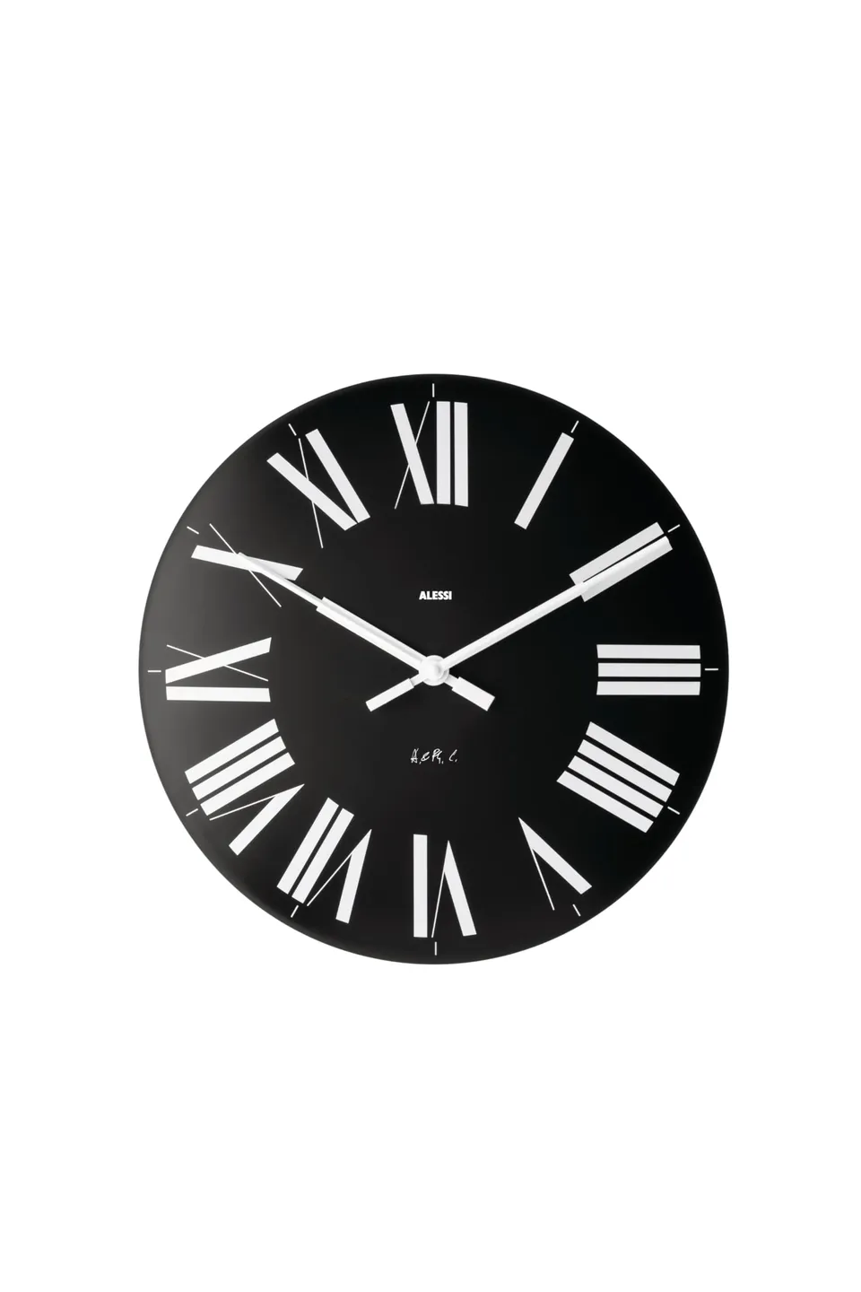 Alessi 12 B Firenze orologio parete ABS 36 cm nero