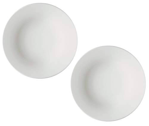 Alessi KU TI05/1 Piatto Piano Bianco Set 4 Porcellana