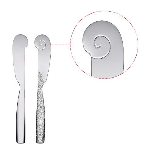 Alessi Dressed MW03/37 coltello burro acciaio 18/10