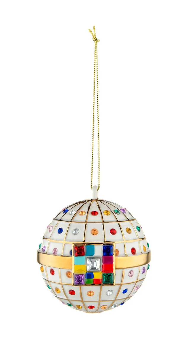 Alessi MJ16 7 Palla di Fidanzamento Porcellana Multicolore