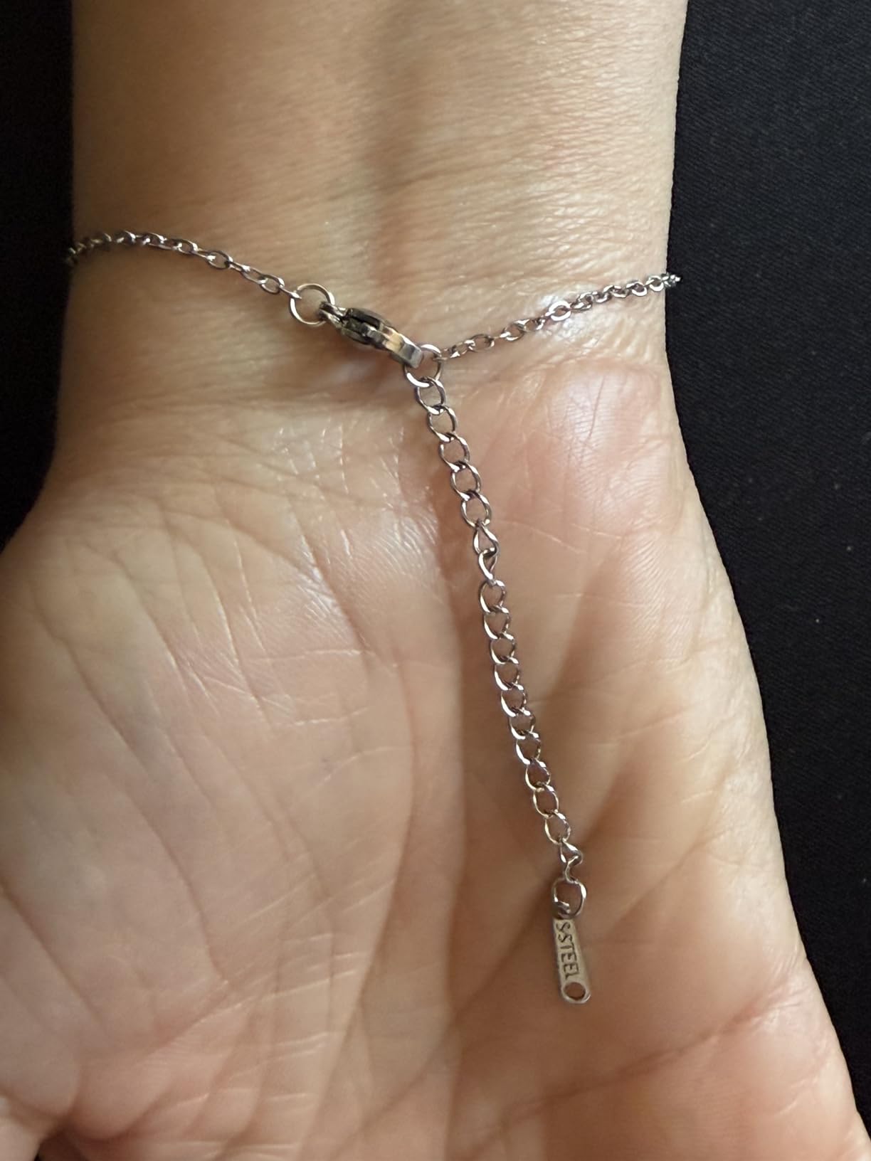 Eueavan Bracelets Bracciale Hecate Tripla Luna Argento Regolabile