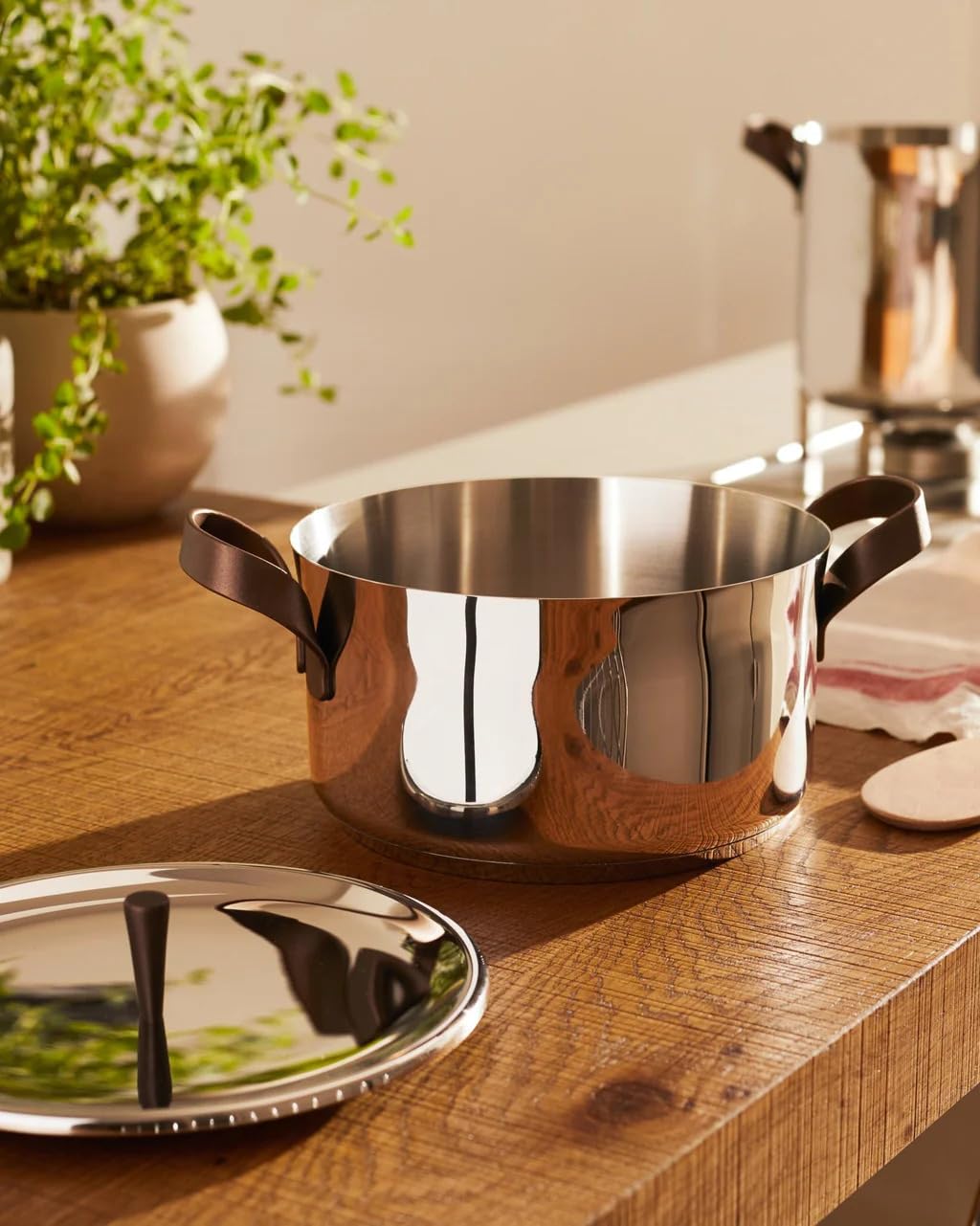 ALESSI Accessori cucina Edo PU100S7 set pentole acciaio 7 pezzi