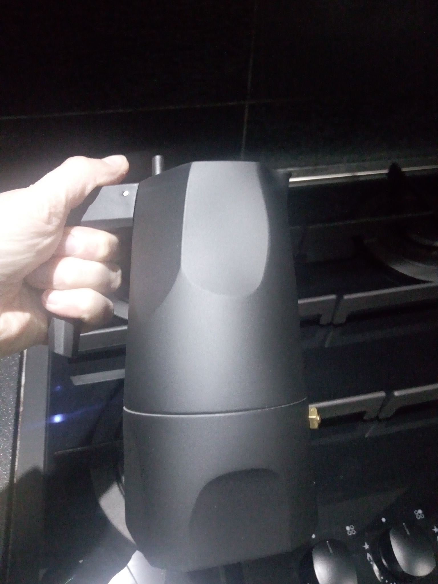 Alessi Ossidiana MT18/3 B caffettiera nera 3 tazze