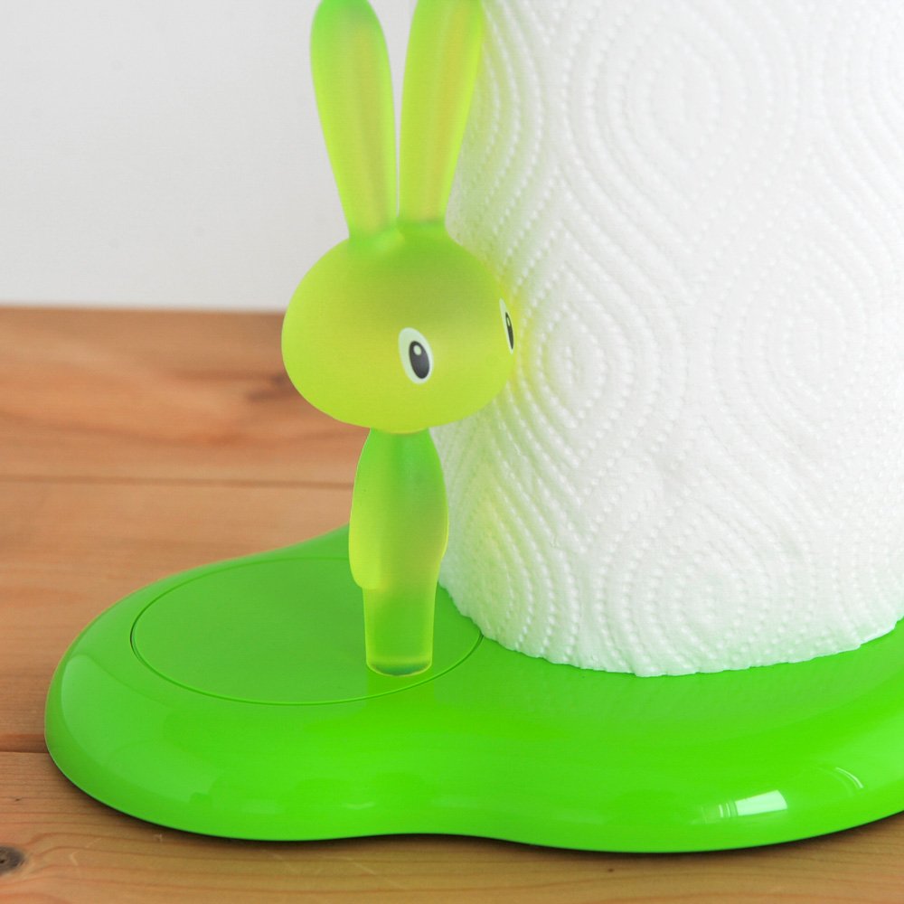 Alessi Bunny & Carrot ASG42 GR portarotolo cucina verde