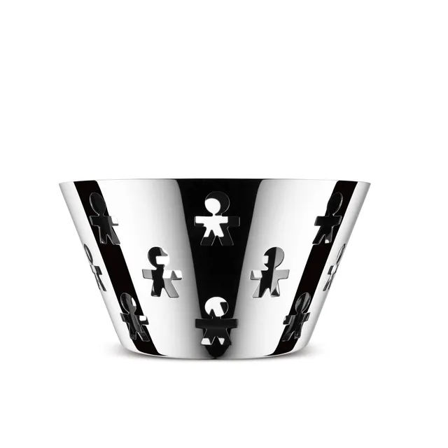 Alessi Girotondo AKK05 Fruttiera Acciaio Lucido 23 cm