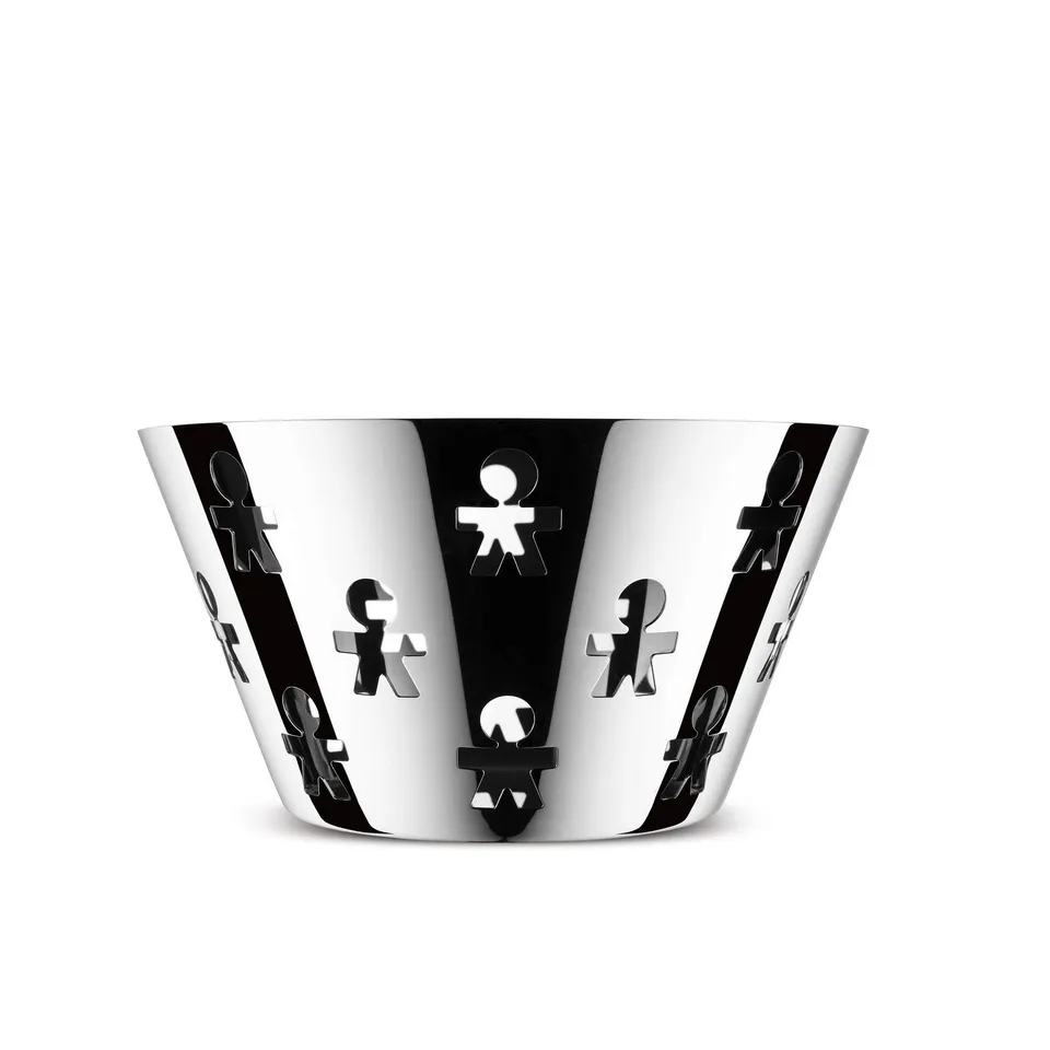 Alessi Girotondo AKK05 Fruttiera Acciaio Lucido 23 cm