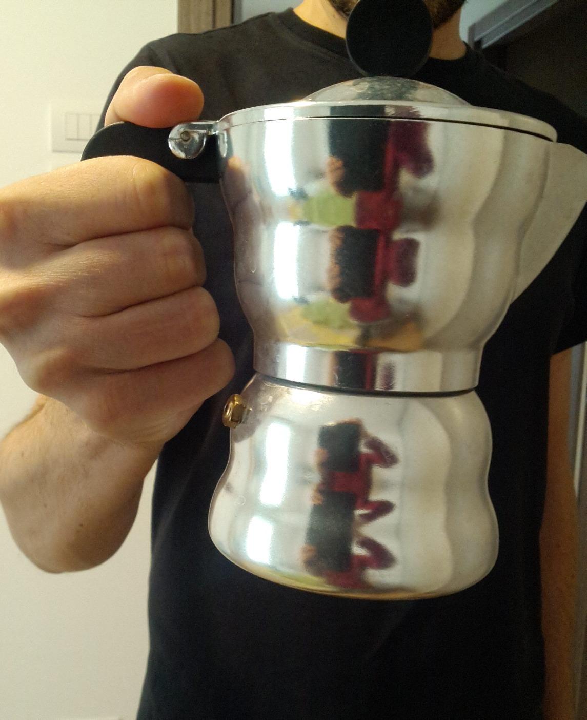 Alessi Moka AAM33/3 Caffettiera 3 Tazze Alluminio