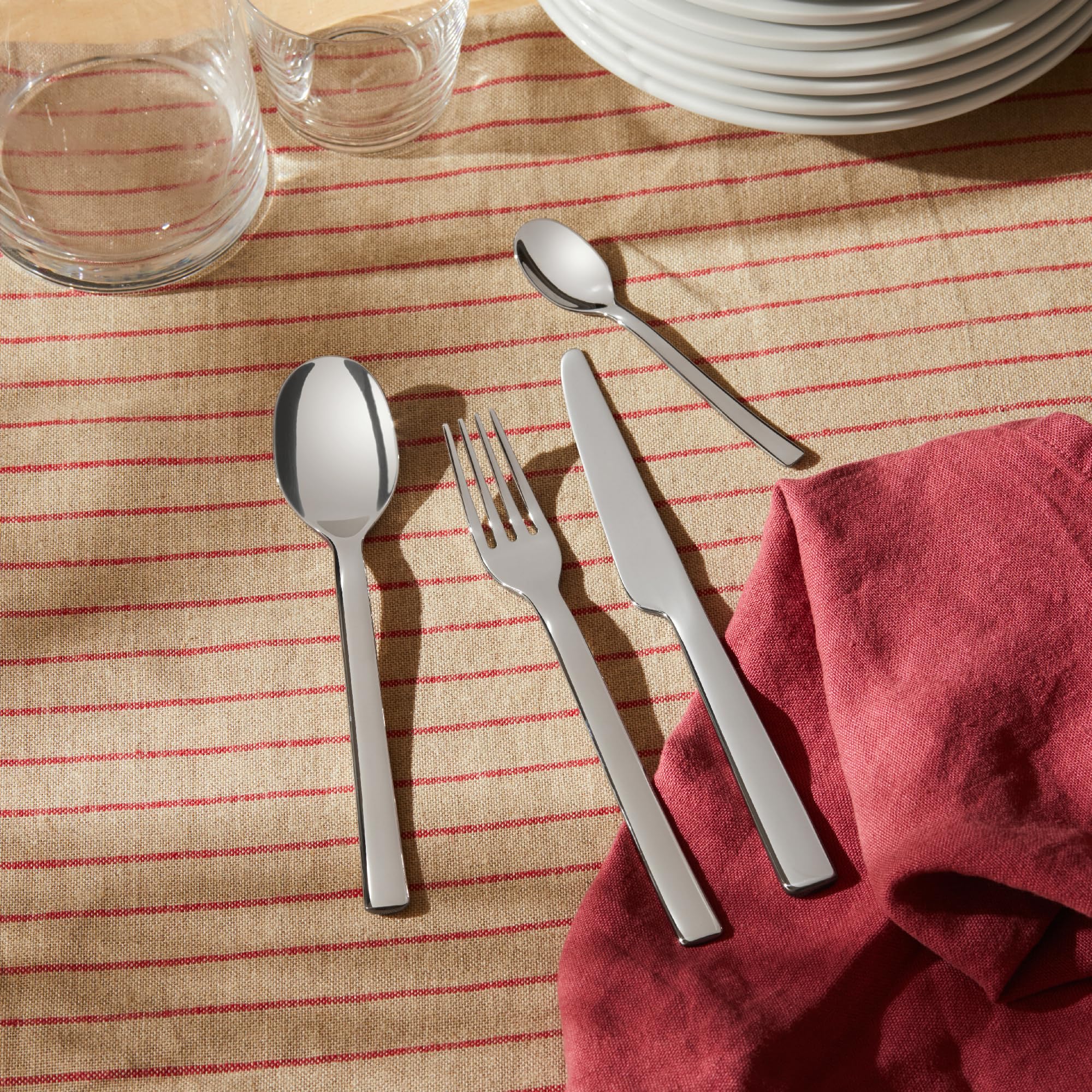 Alessi Ovale REB09S24 Servizio Posate Acciaio 24 Pezzi 6 Pers.