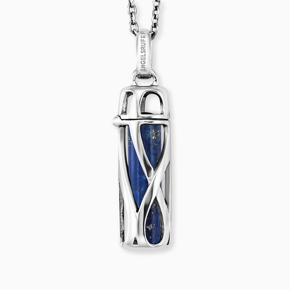 Engelsrufer Powerful Stone collana argento lapislazzuli S