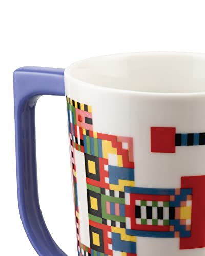Alessi Holyhedrics ESA09 2 mug porcellana 40 cl decorata