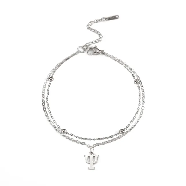 EUEAVAN bracciale Psi argento psicologia psicologo
